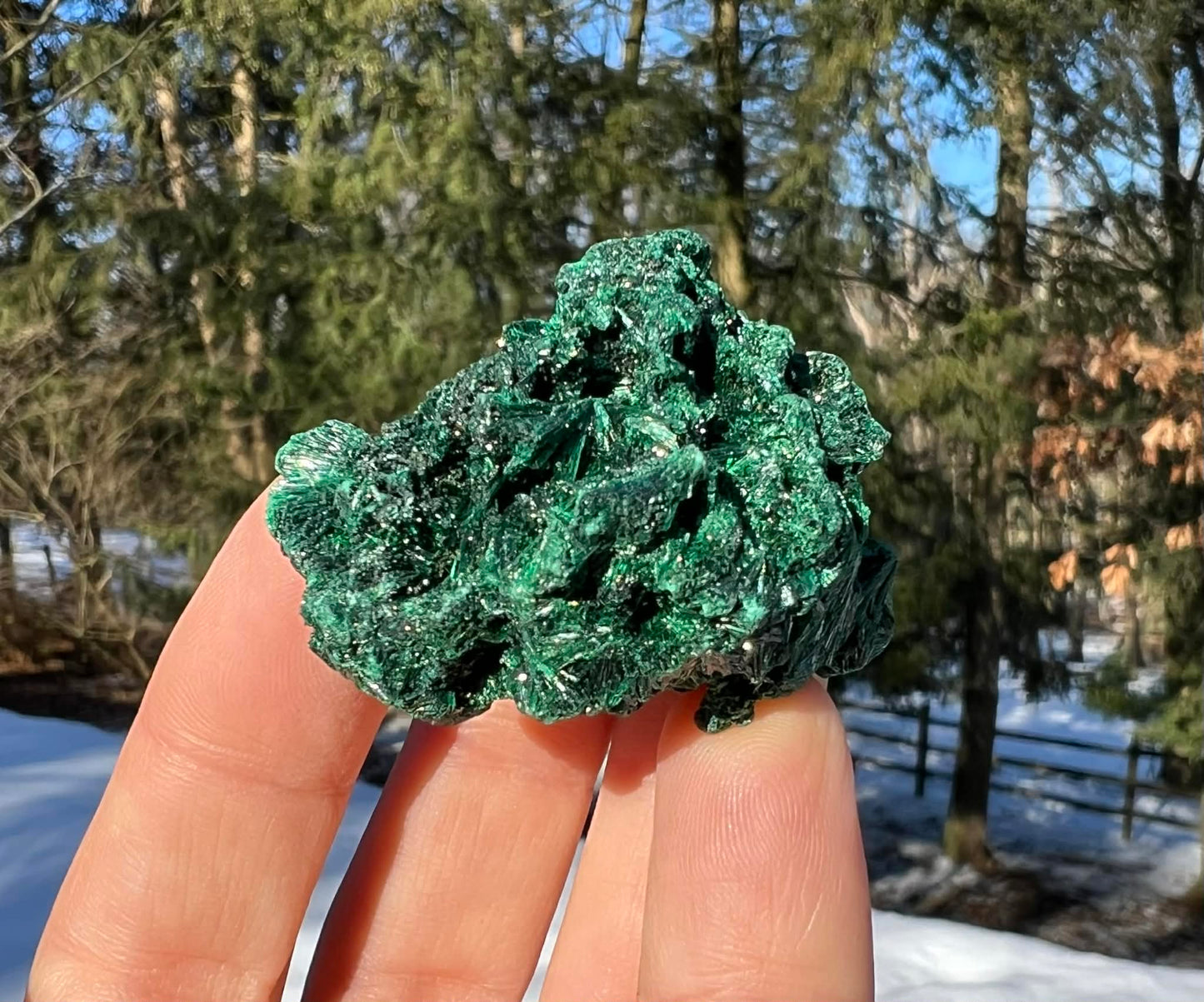 Silk Malachite Specimen #5
