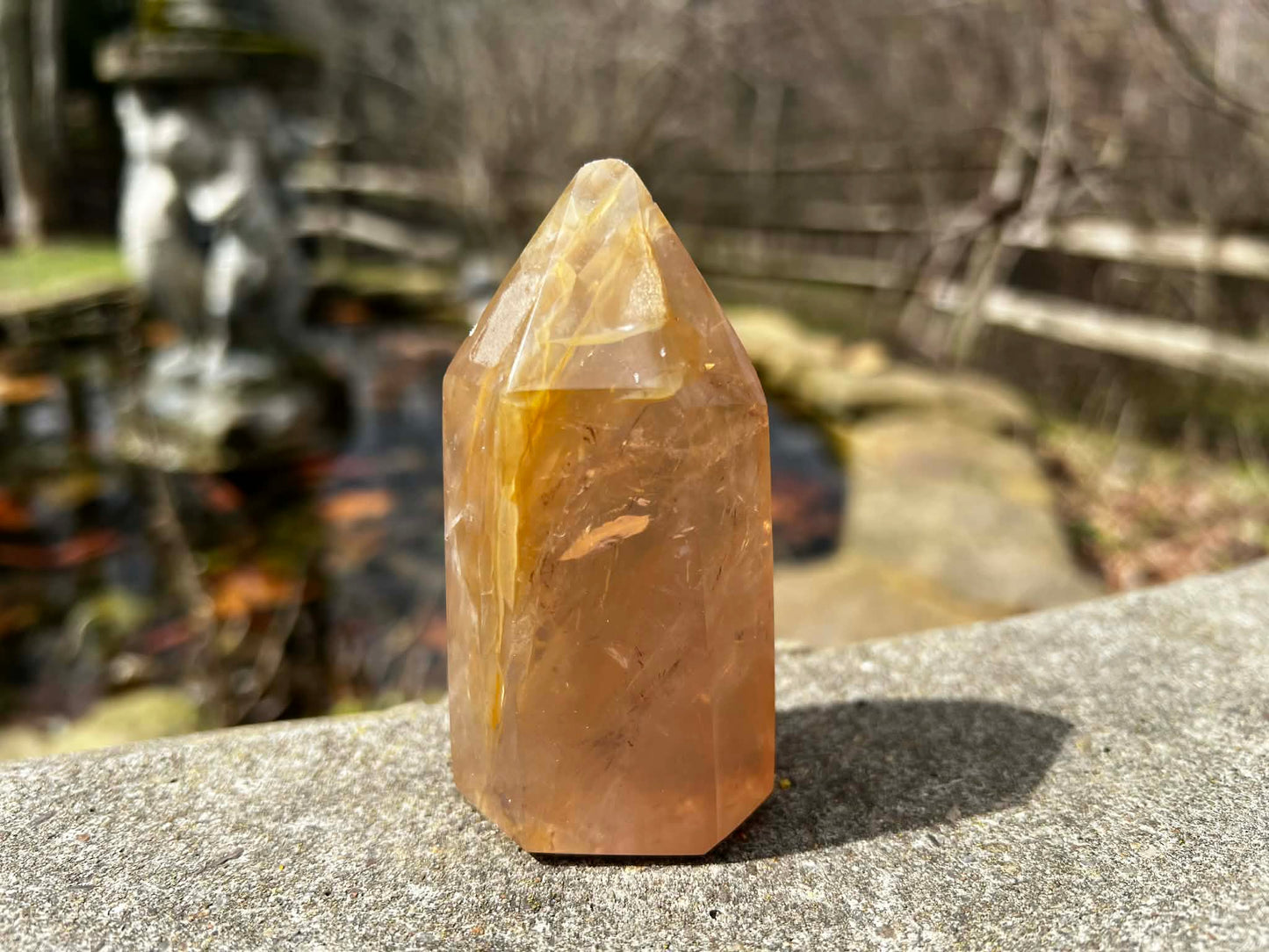 Hematoid Quartz Tower - Gem Realm 