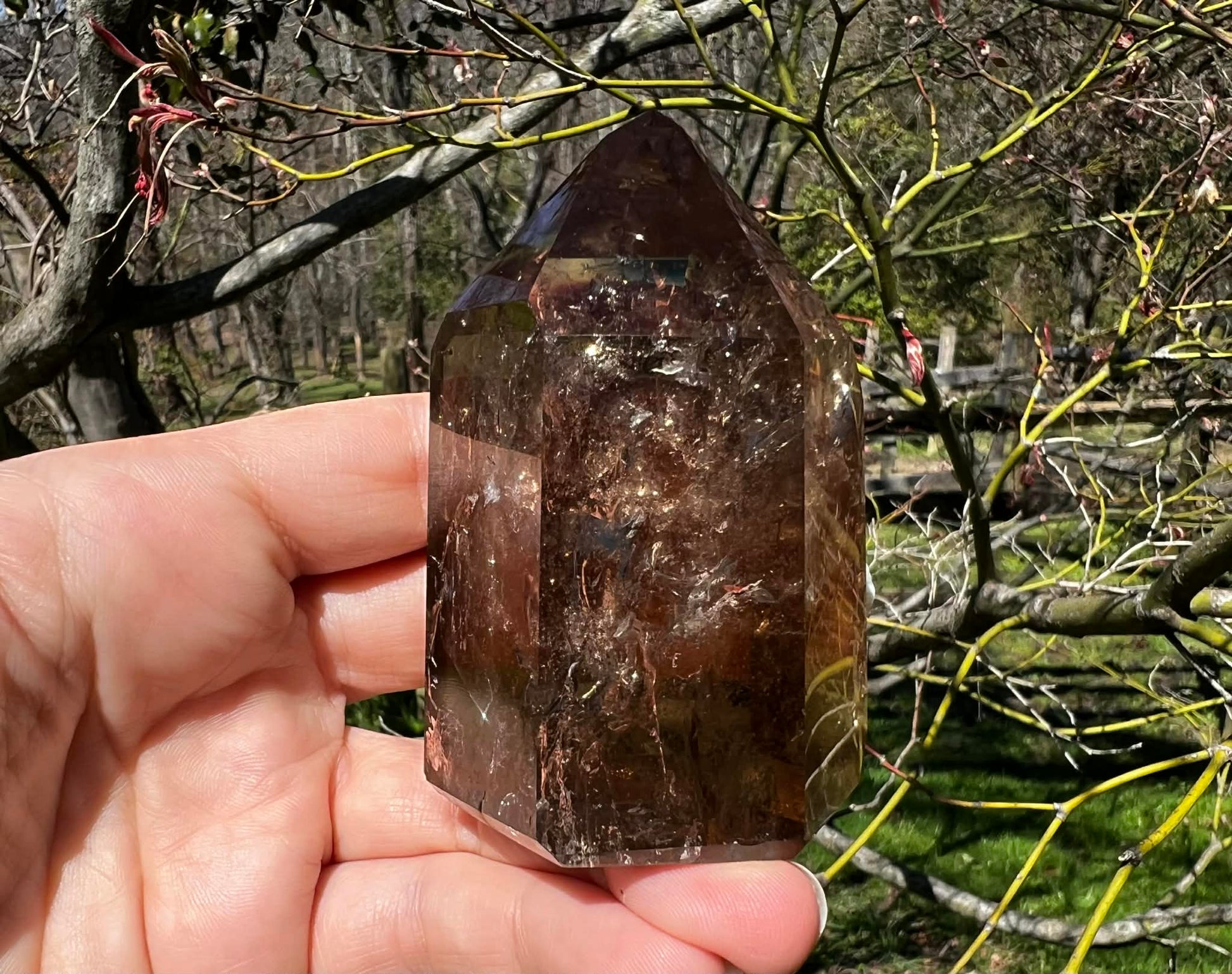 Smoky Quartz Tower ~ Brazil - Gem Realm 