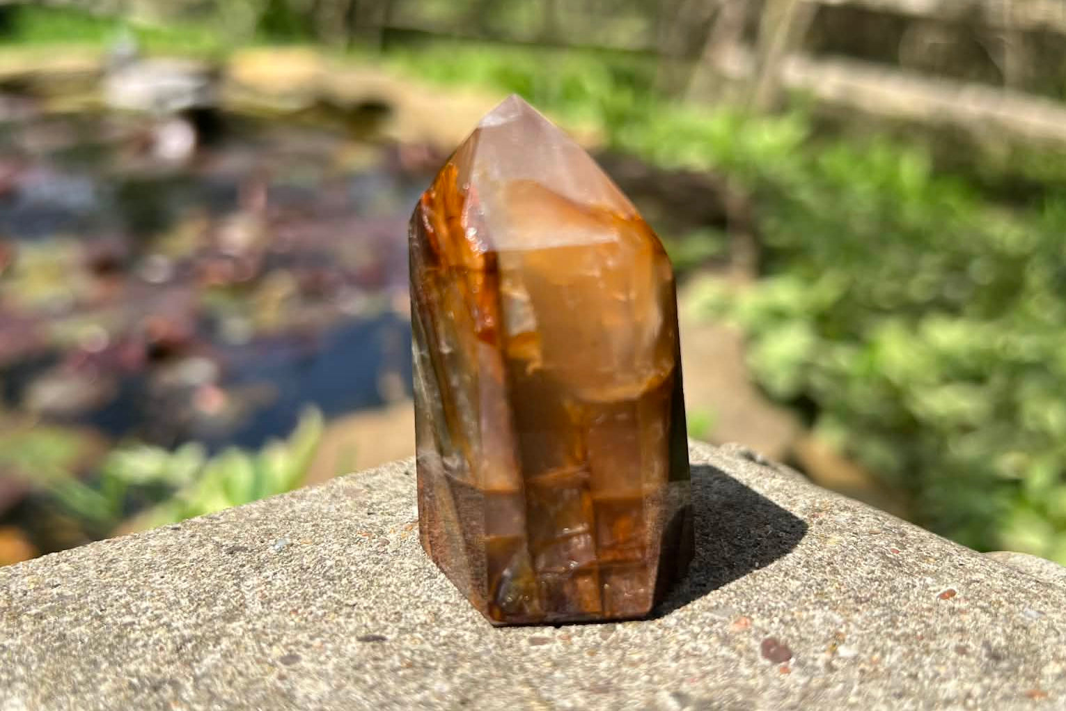 Hematoid Quartz Tower - Gem Realm 