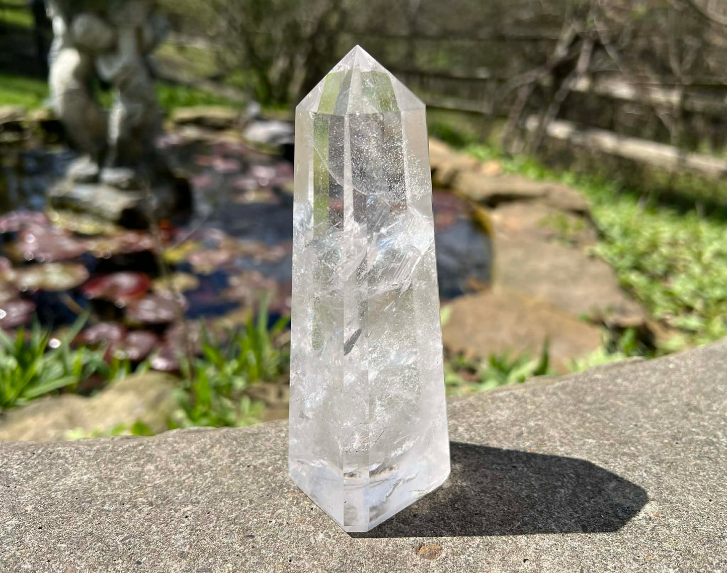 Quartz Crystal Tower ~ Large Obelisk - Gem Realm 