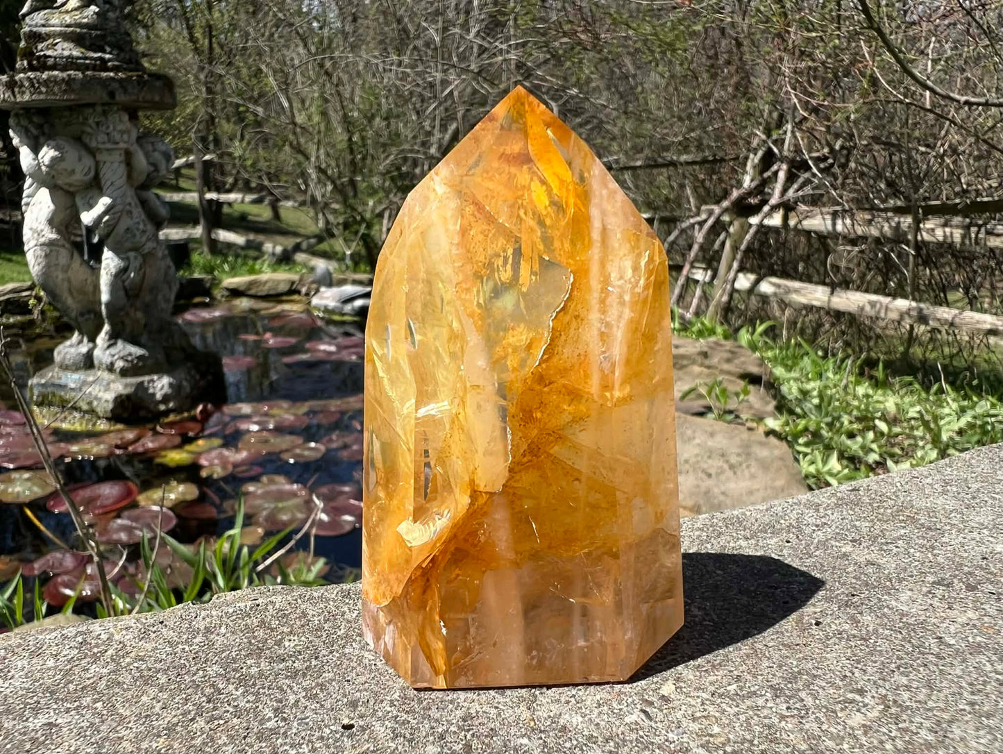 Hematoid Quartz Tower - Gem Realm 