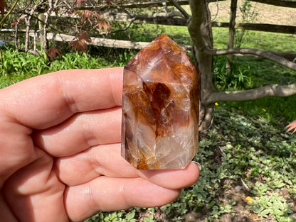 Hematoid Quartz Tower - Gem Realm 