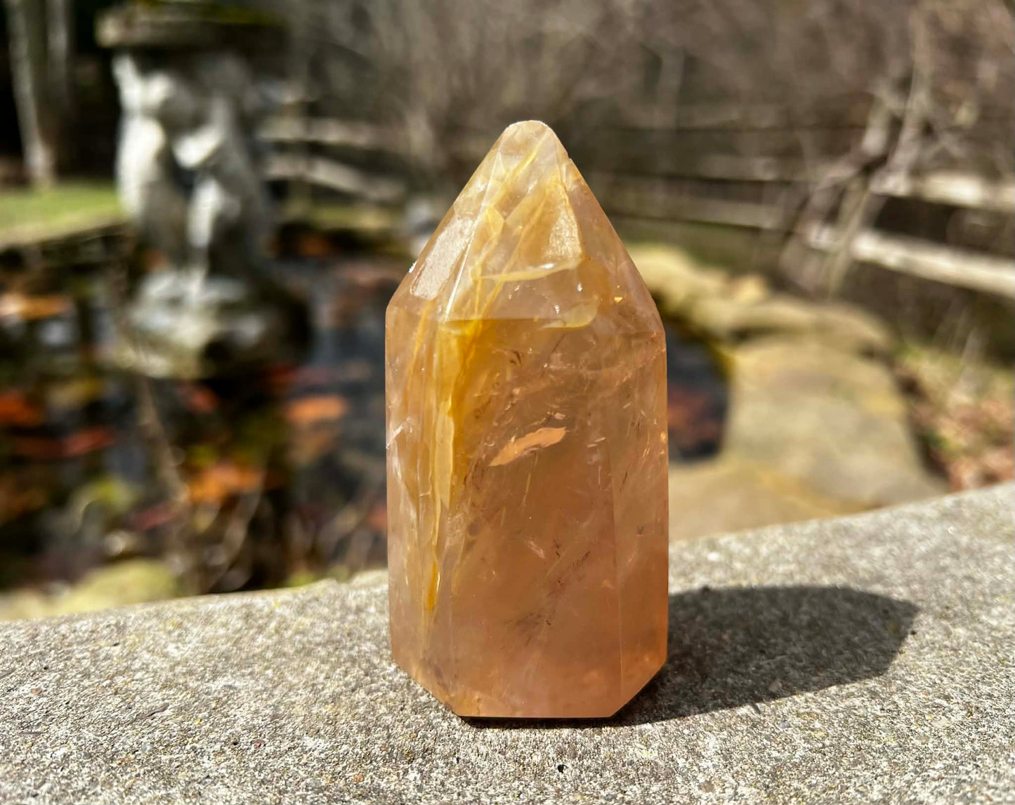 Hematoid Quartz Tower - Gem Realm 
