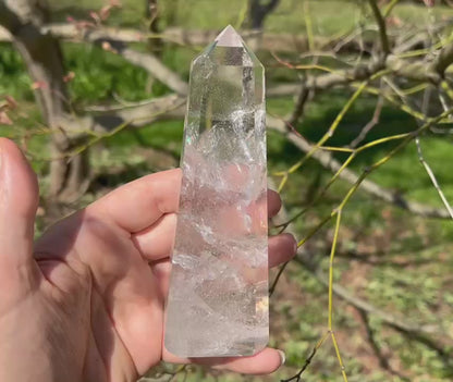 Quartz Crystal Tower ~ Large Obelisk