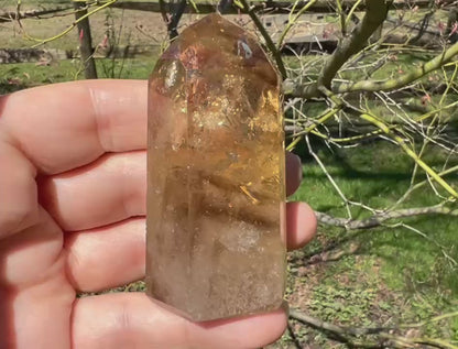 Citrine Tower ~ Smoky Citrine with Phantoms