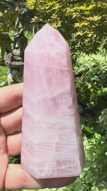 Rose Quartz Tower ~ Large