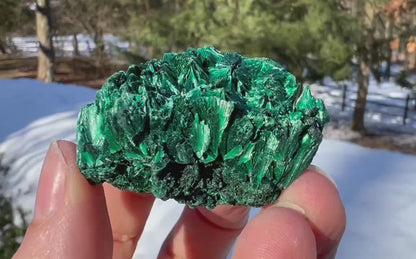 Silk Malachite Specimen #17