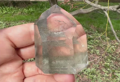 Garden Quartz Tower ~ Green Phantom Quartz