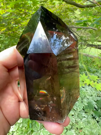 Smoky Quartz Tower ~ Large