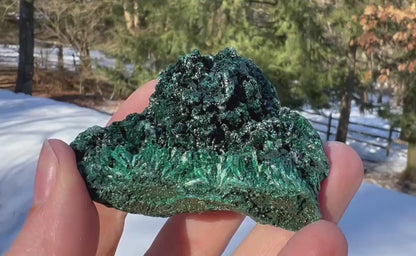 Silk Malachite Specimen #8
