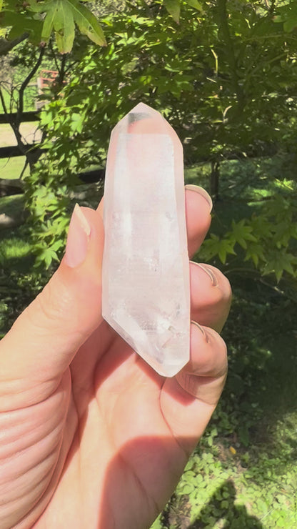 Lemurian Quartz Double Terminated Quartz Point ~ Brazil
