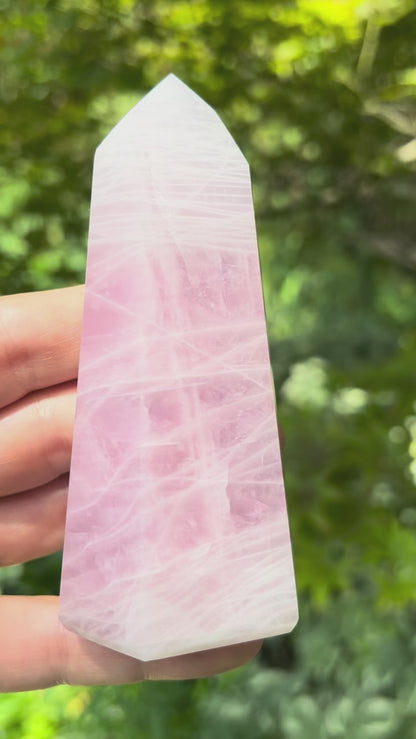 Rose Quartz Tower ~ Large