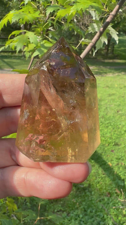 Citrine Tower ~ Smoky Citrine