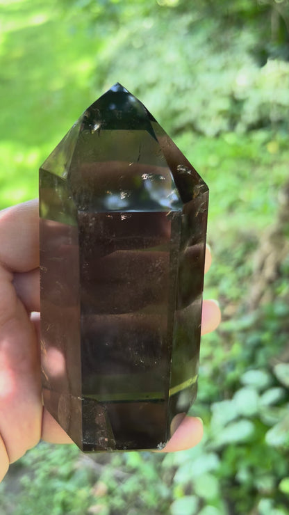 Smoky Quartz Tower ~ Large