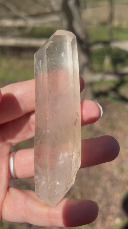 Double Terminated Quartz Point