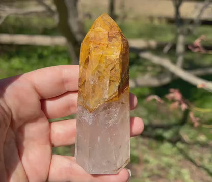 Hematoid Quartz Tower ~ Large