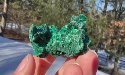 Silk Malachite Specimen #13