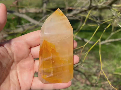 Hematoid Quartz Tower ~ Large