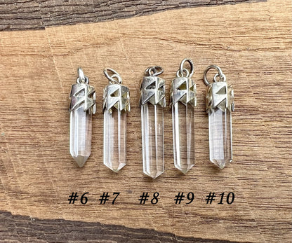 Quartz Crystal Pendant - Gem Realm 