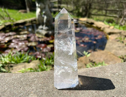 Quartz Crystal Tower ~ Large Obelisk - Gem Realm 