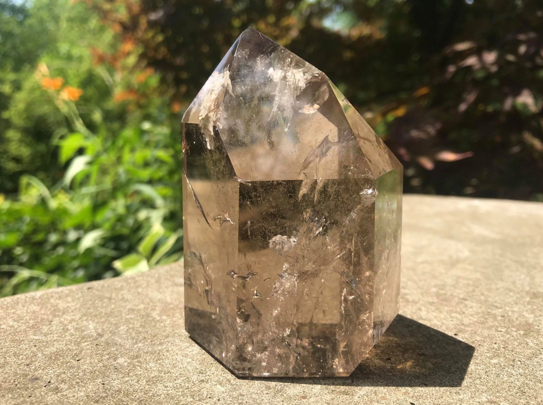 Smoky Quartz Tower ~ Large - Gem Realm 
