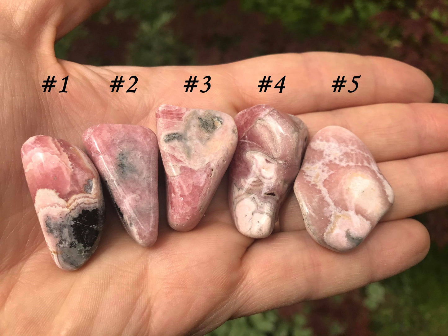 Rhodochrosite Tumbled Stones