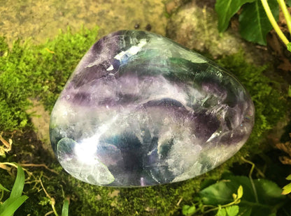 Rainbow Fluorite Over-sized Tumbled Stone ~ XXL - Gem Realm 