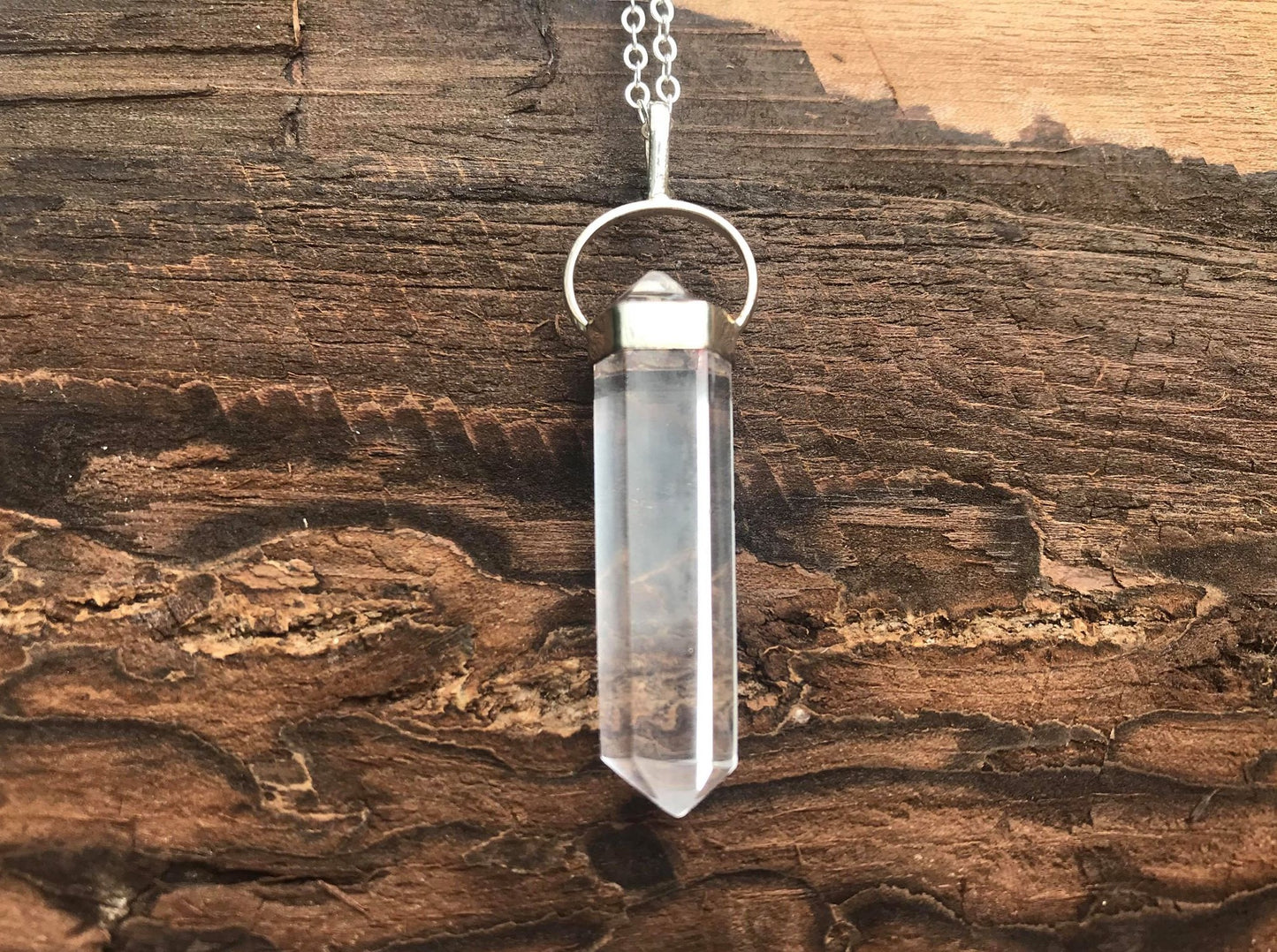 Quartz Crystal Pendant - Gem Realm 