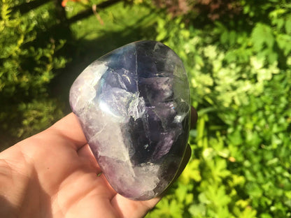 Rainbow Fluorite Over-sized Tumbled Stone ~ XXL - Gem Realm 