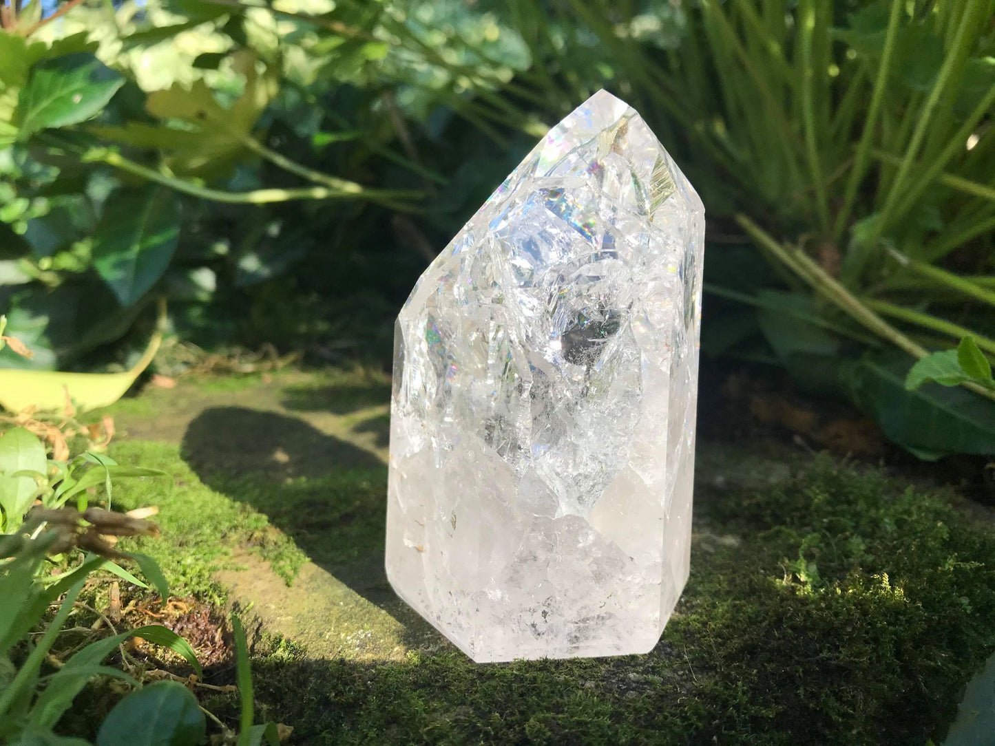 Fire & Ice Quartz Tower ~ Large - Gem Realm 