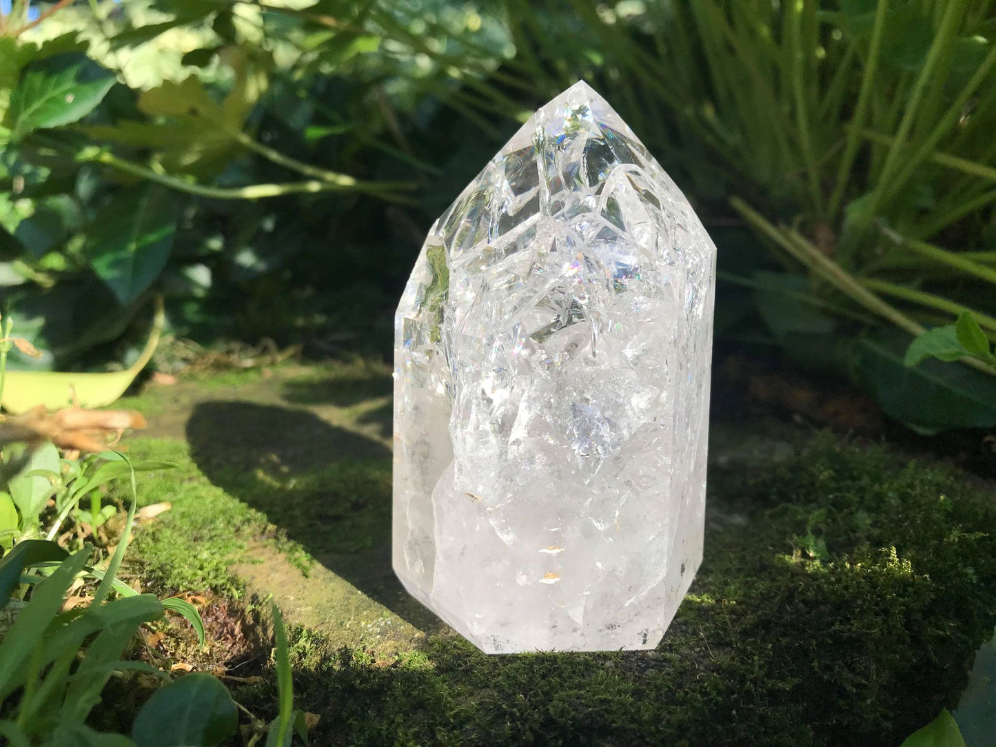 Fire & Ice Quartz Tower ~ Large - Gem Realm 