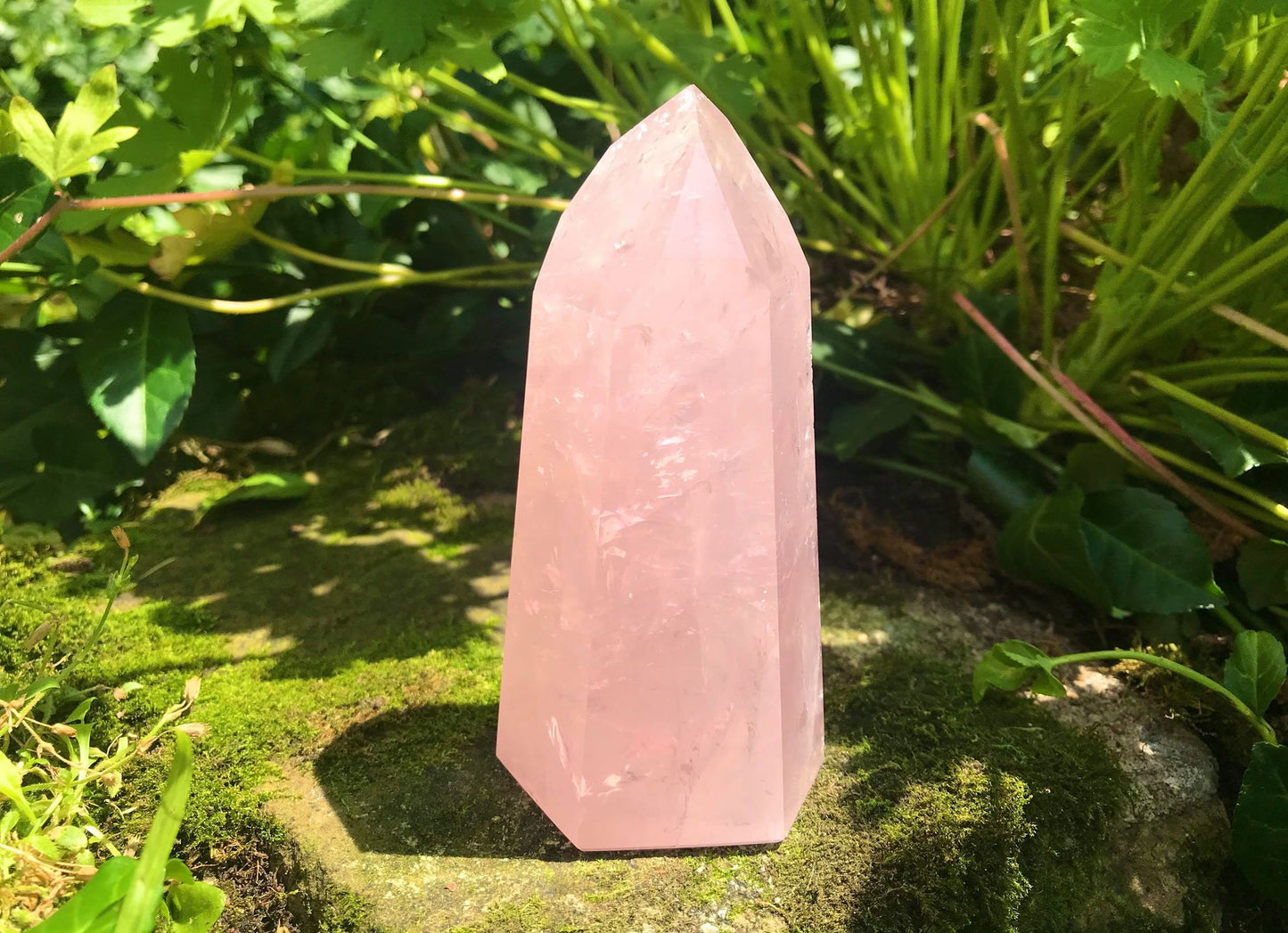 Rose Quartz Tower ~ Large - Gem Realm 