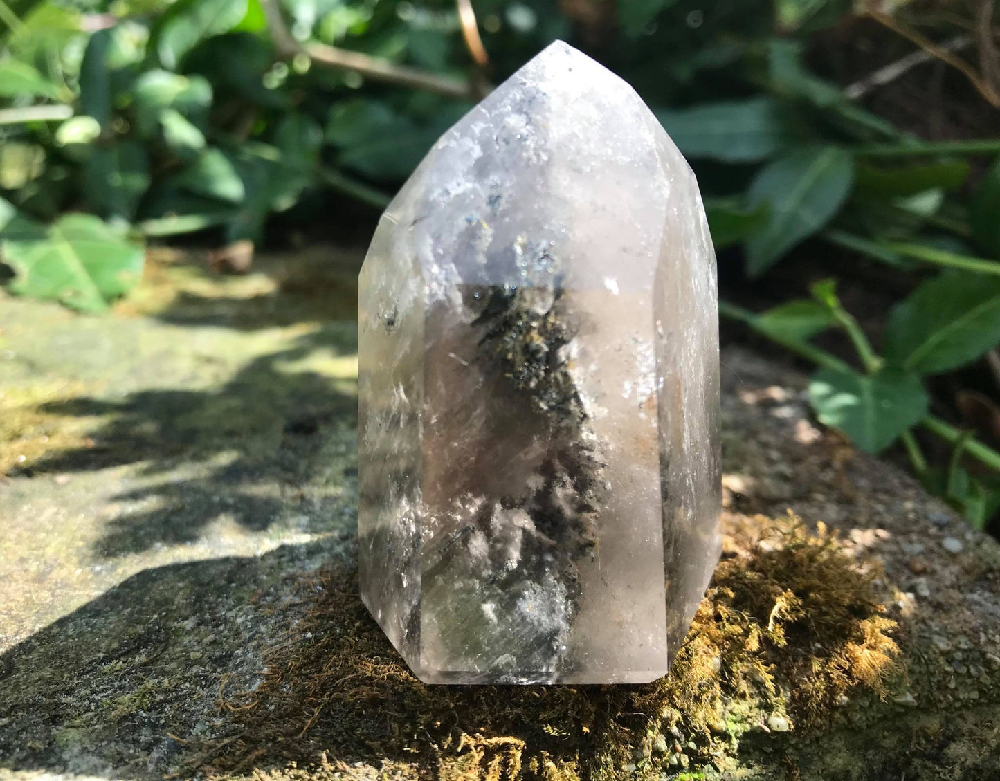 Smoky Garden Quartz Tower