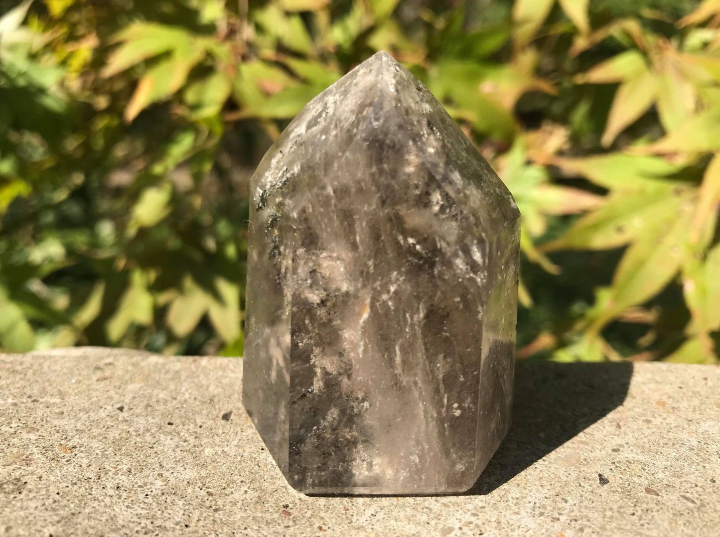 Smoky Garden Quartz Tower