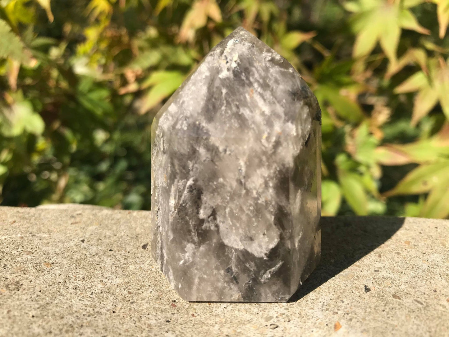 Smoky Garden Quartz Tower