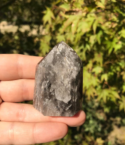 Smoky Garden Quartz Tower