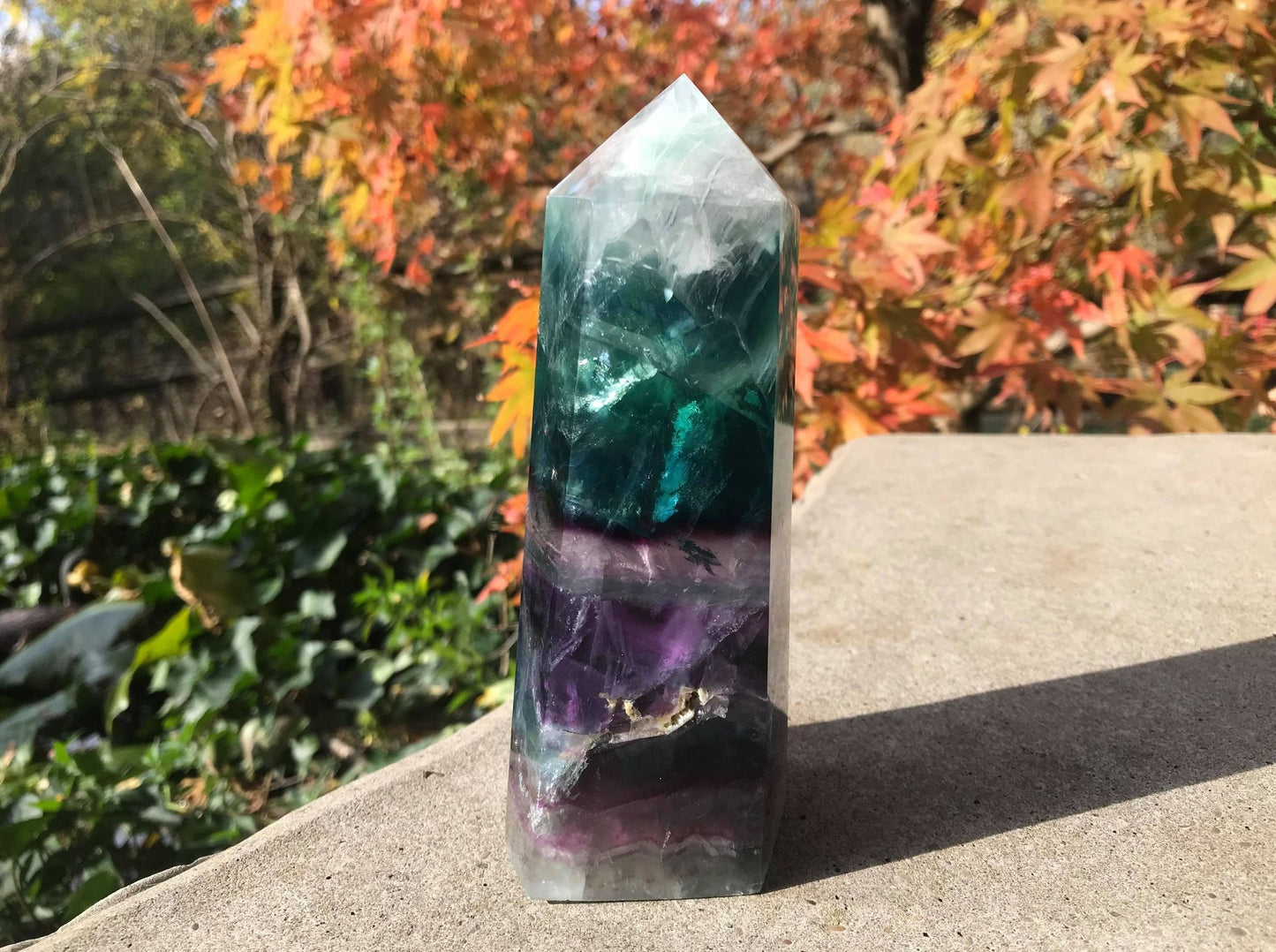 Rainbow Fluorite Tower ~ Extra Large