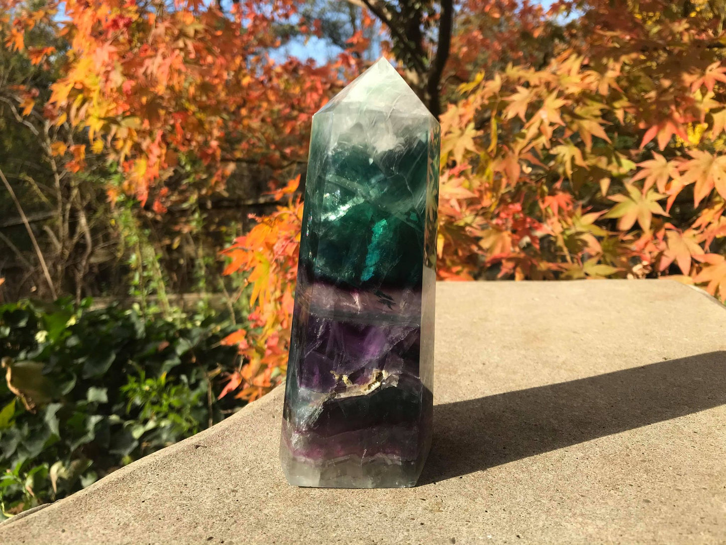 Rainbow Fluorite Tower ~ Extra Large