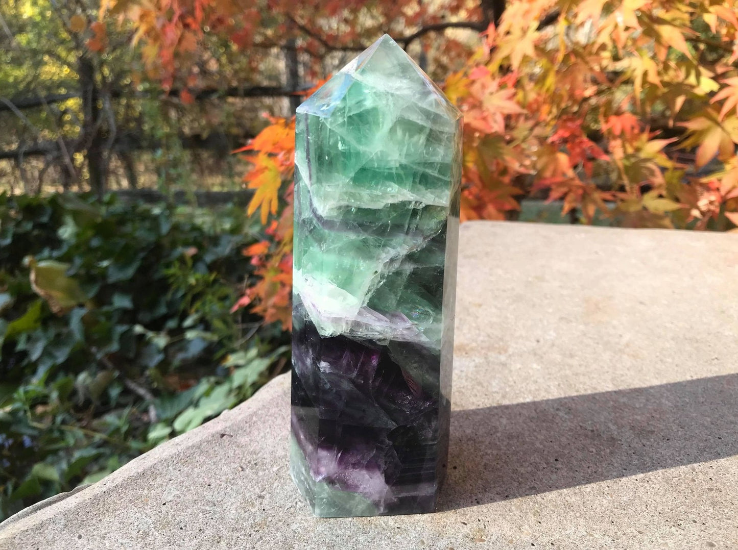 Rainbow Fluorite Tower ~ Extra Large