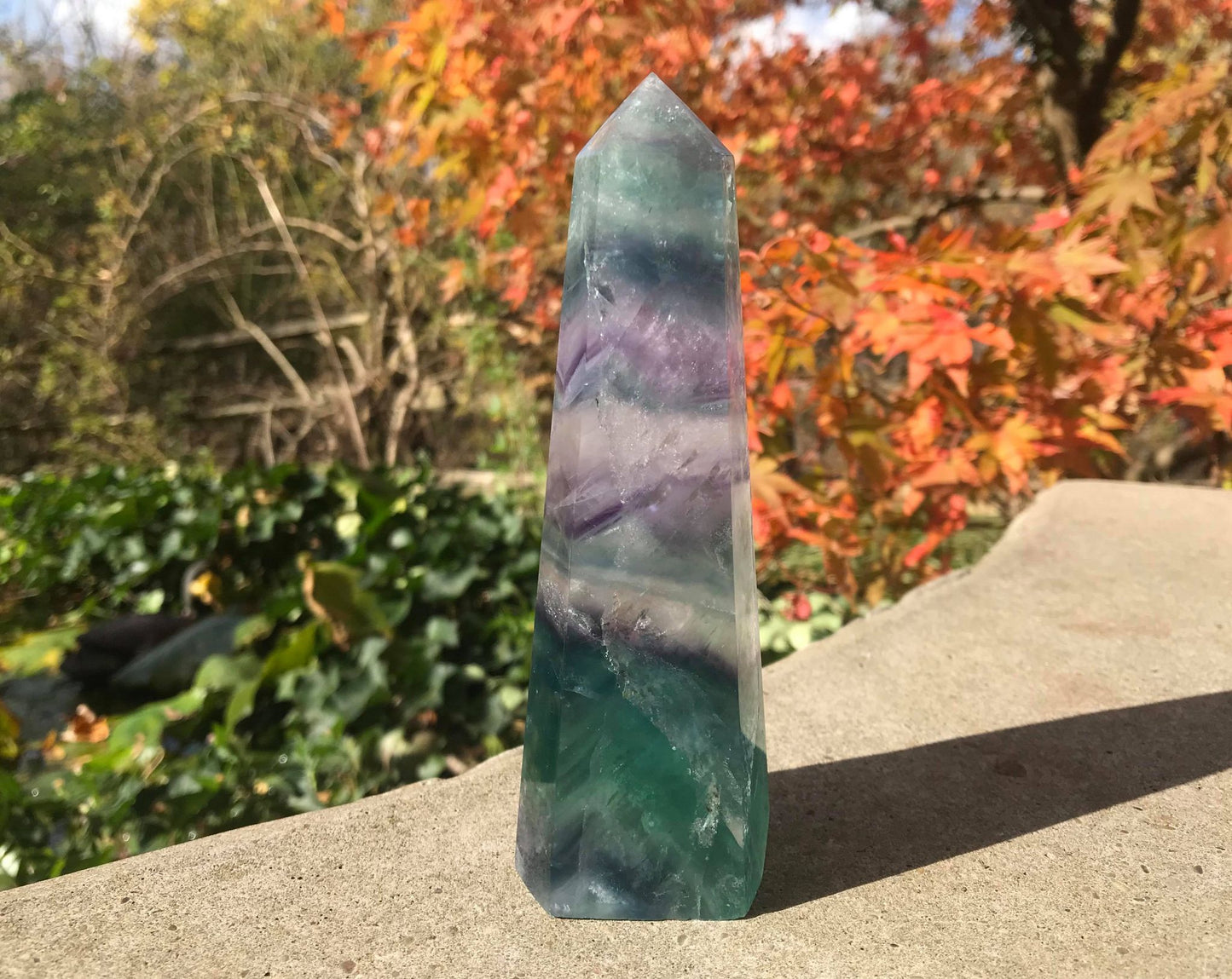 Rainbow Fluorite Tower ~ Extra Large