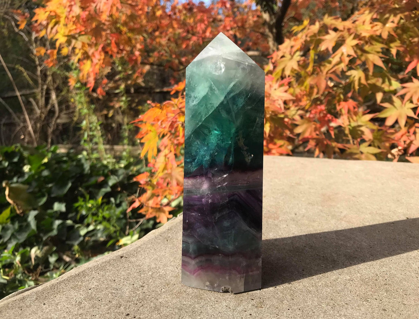 Rainbow Fluorite Tower ~ Extra Large