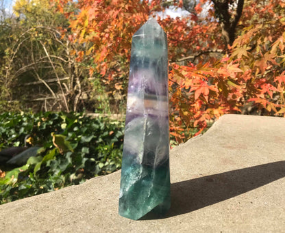 Rainbow Fluorite Tower ~ Extra Large