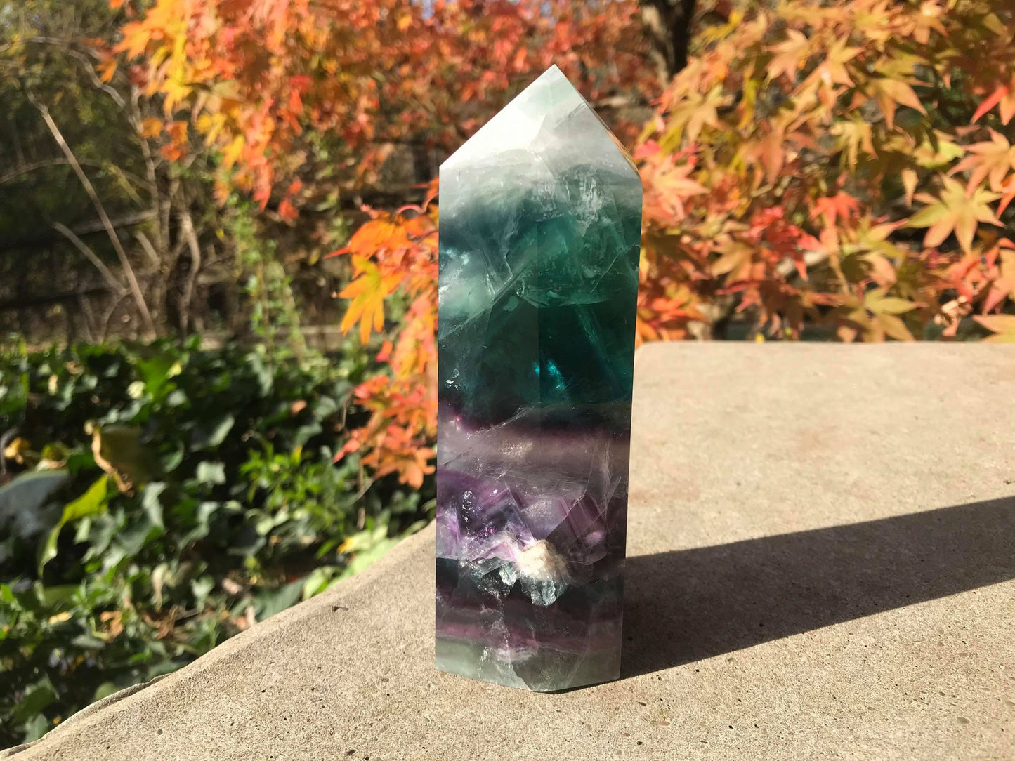 Rainbow Fluorite Tower ~ Extra Large