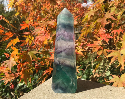 Rainbow Fluorite Tower ~ Extra Large