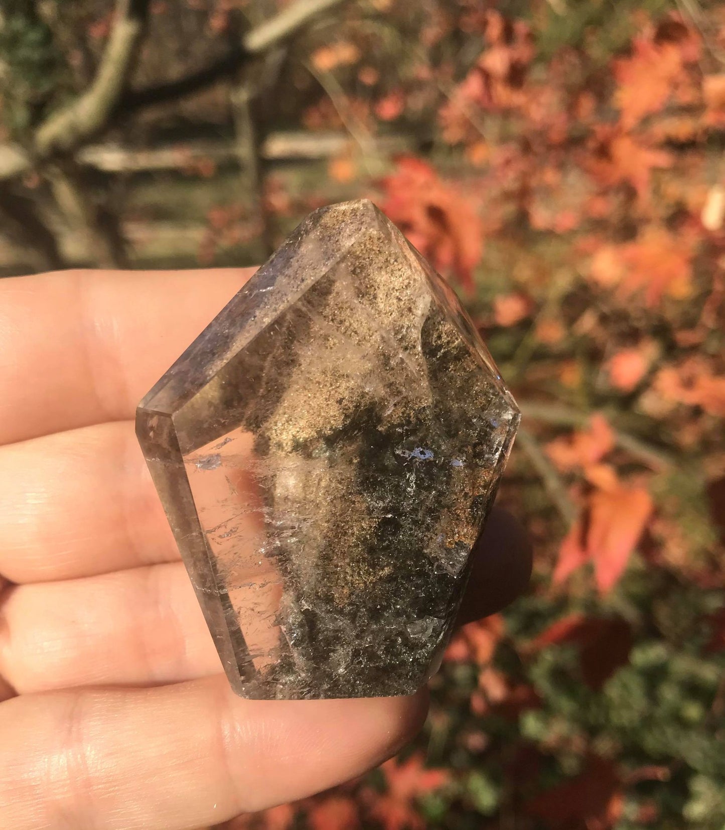 Garden Quartz Quartz Double Freeform Point