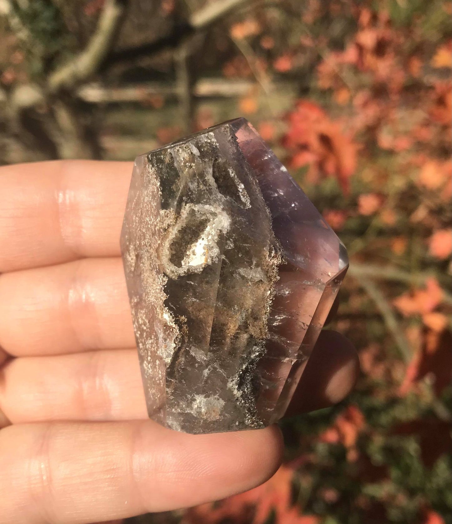 Garden Quartz Quartz Double Freeform Point