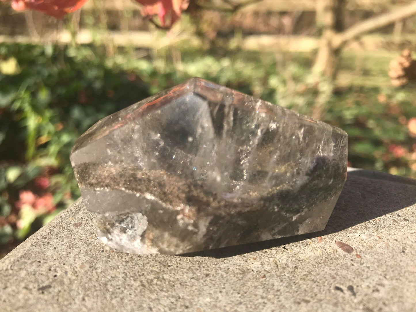 Garden Quartz Quartz Double Freeform Point