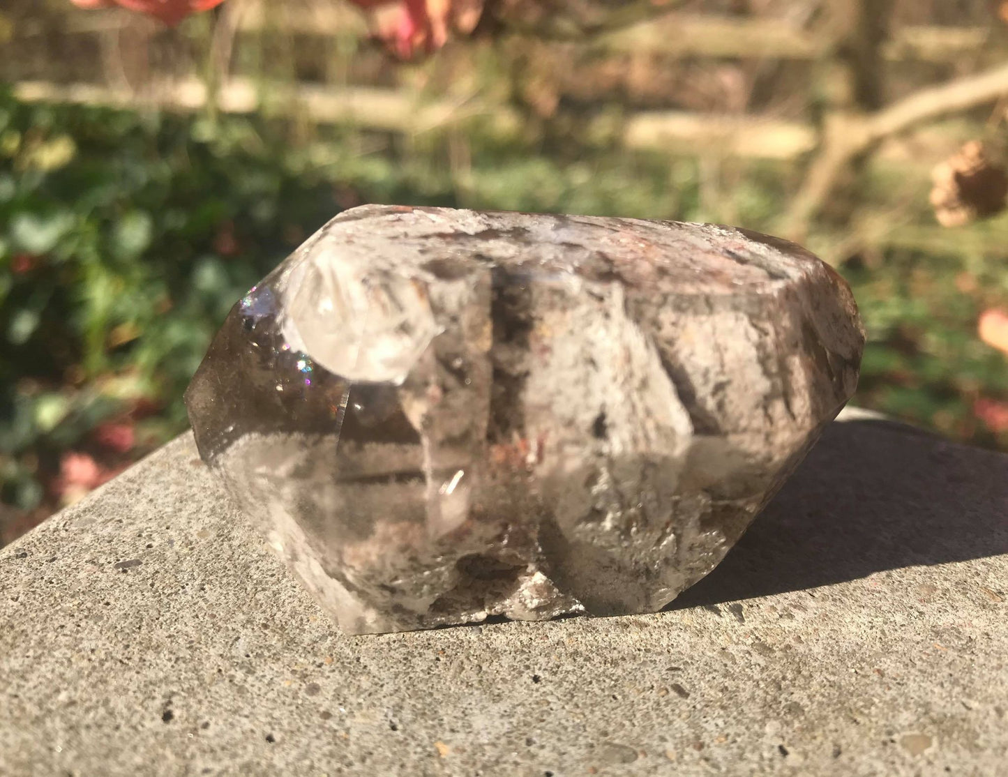 Garden Quartz Quartz Double Terminated Freeform Point