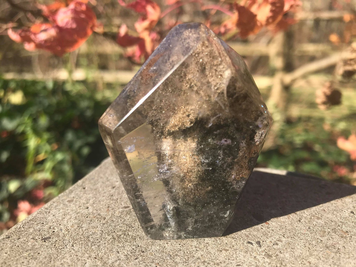 Garden Quartz Quartz Double Freeform Point